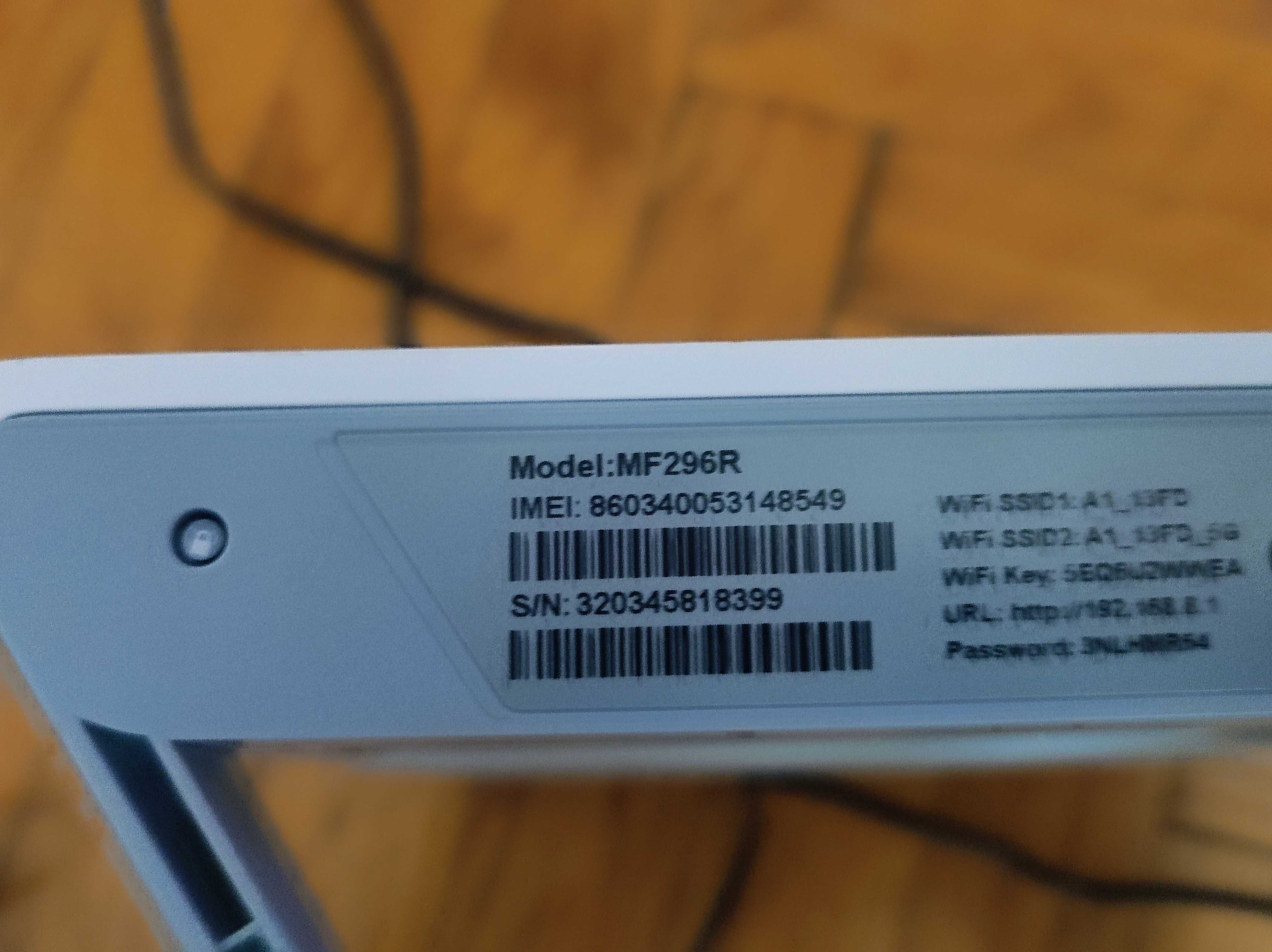 Zte Mf Рутер ZTE MF296R 4G wi-fi рутер. Cat6 300Mbps