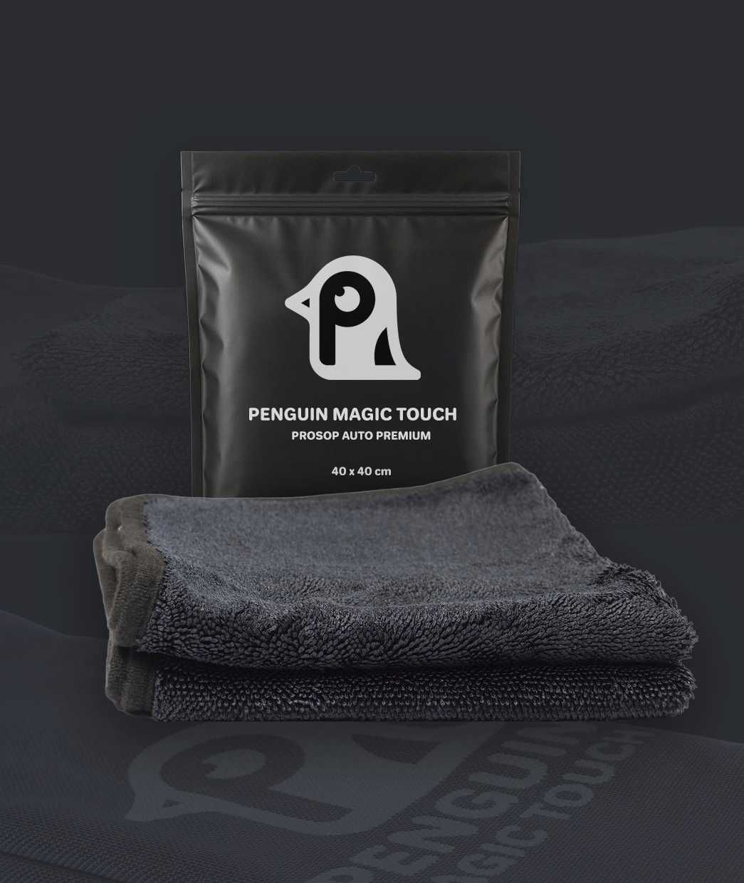 PREMIUM: Prosop Auto Microfibla Penguin Magic Touch Pachet COMBO