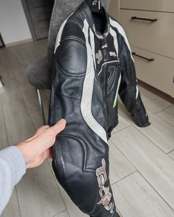 Geaca moto piele Tschul marime 54 (XL)