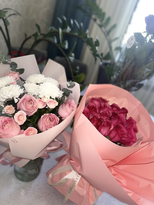 Цветы букеты вчерашние