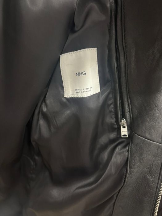 Мъжко яке 100% кожа Mango, S размер