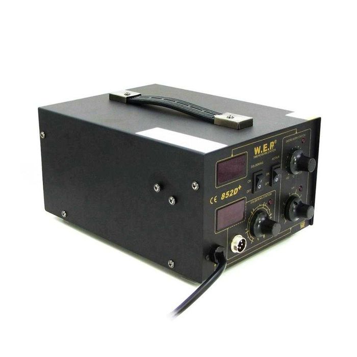 Станция за запояване WEP 852D+FAN горещ въздух, поялник