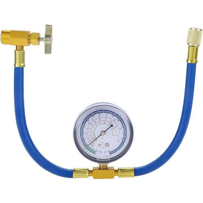 Kit reincarcare freon frigider,valve piercing,manometru color,nou