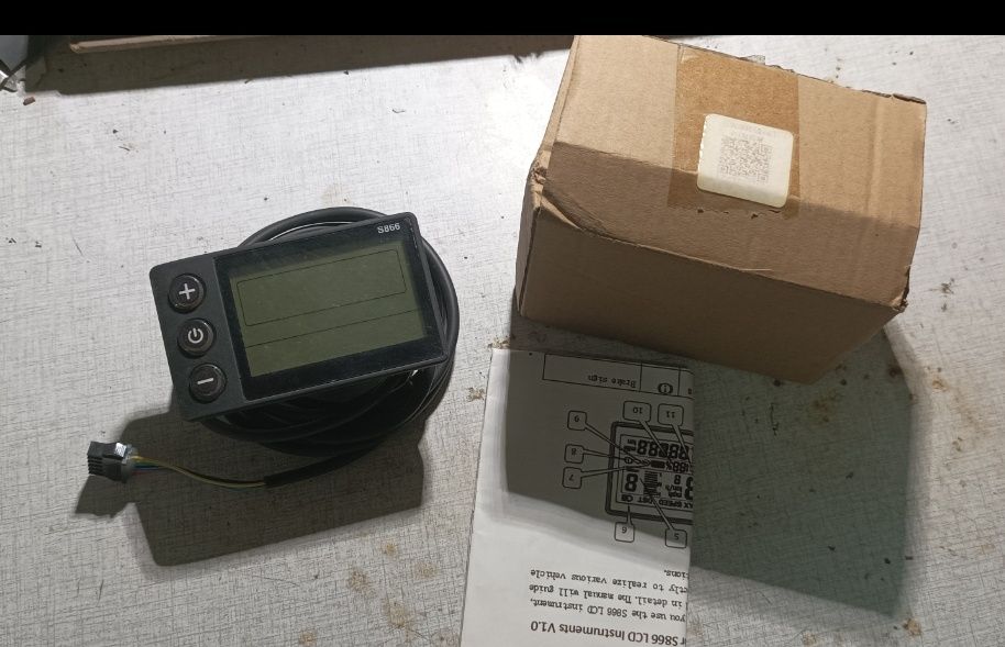 Дисплей для электро велосипедов S866.