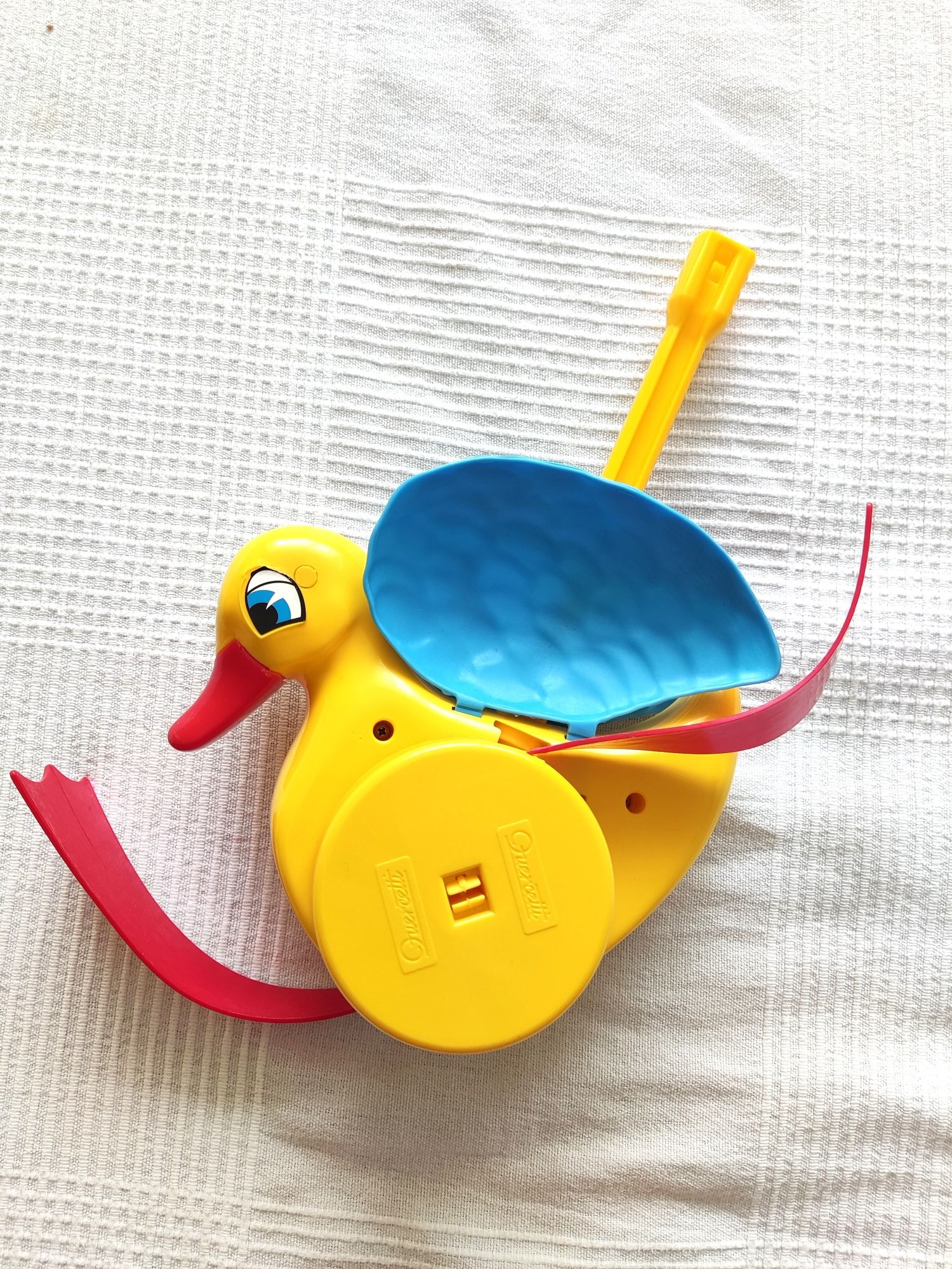 Играчка за бутане, тип търкало, Quercetti Quack & Flap