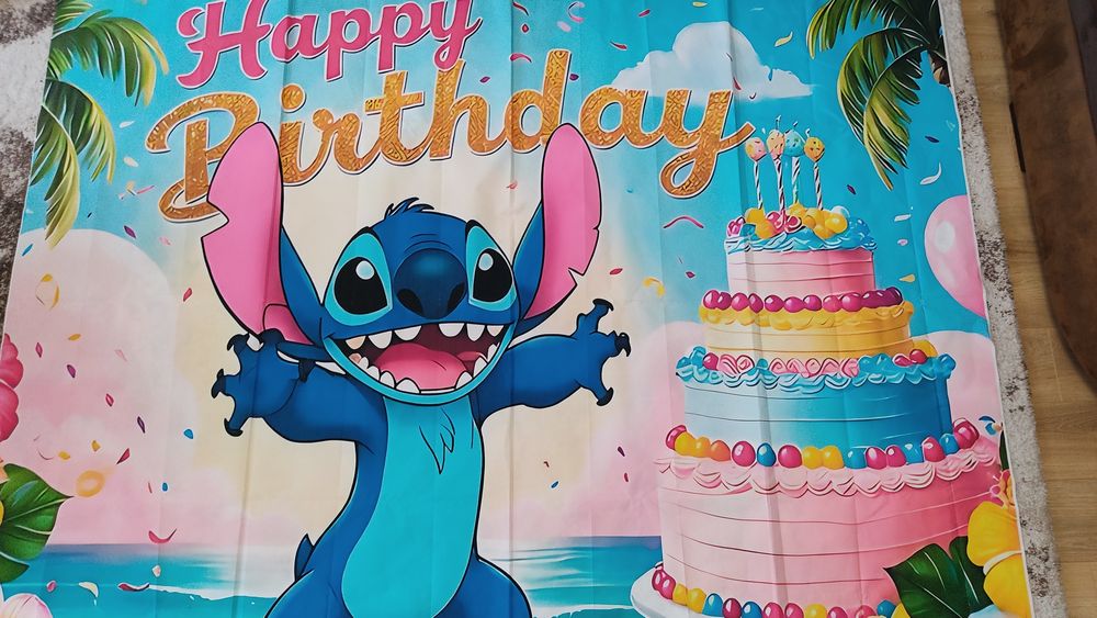 пано/декорация за стена/фотозона стич