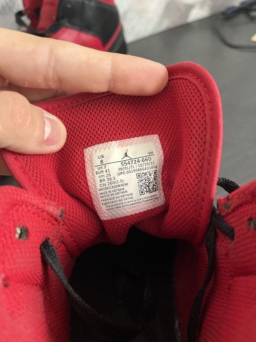 Jordan 1 Mid Gym Red 41