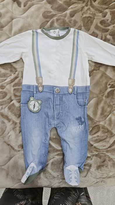 Модный слип на мальчика новый! 2-4 мес