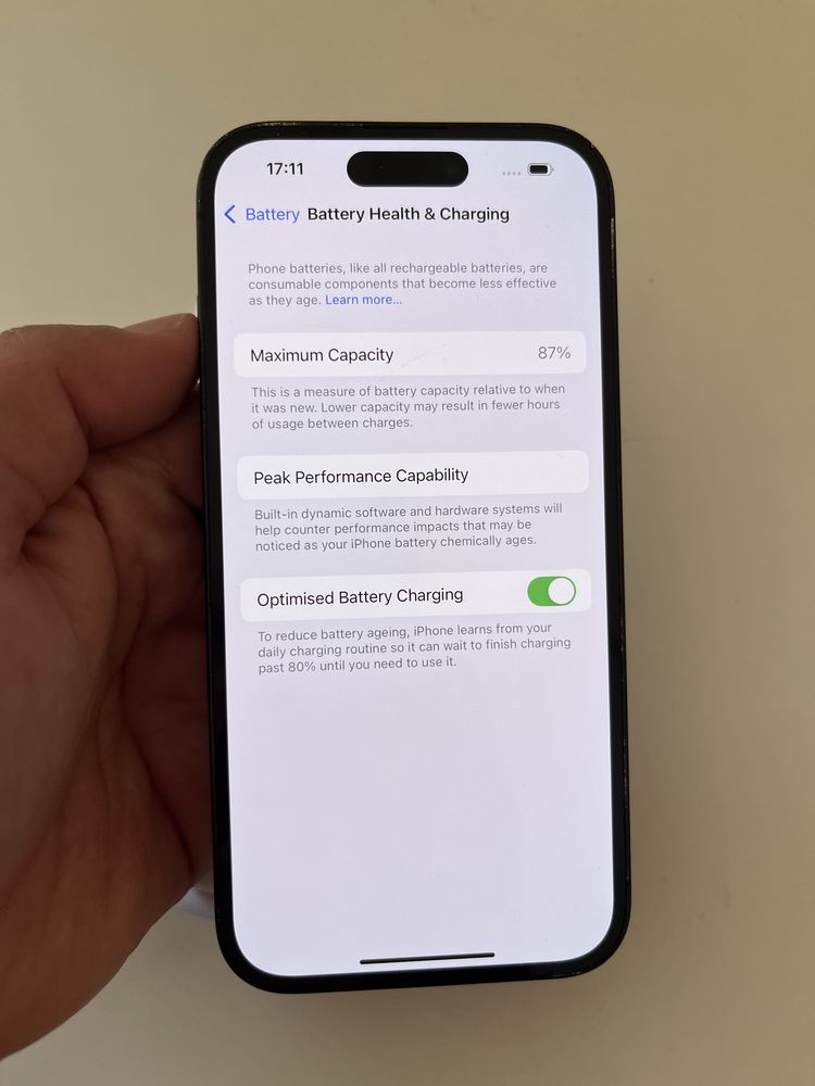 Iphone 14pro 256GB 87% bat