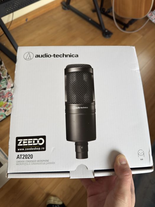 Microfon Audio-Technica AT2020 + garanție până în 2027