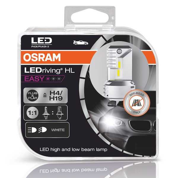 LED крушки OSRAM LEDriving HL EASY H1/H3/H4/H7/H15/H18/H19-12V-6500K