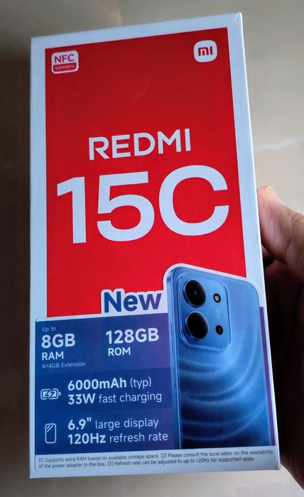XIAOMI Redmi 15C Mint Green 4/128 GB sigilat !
