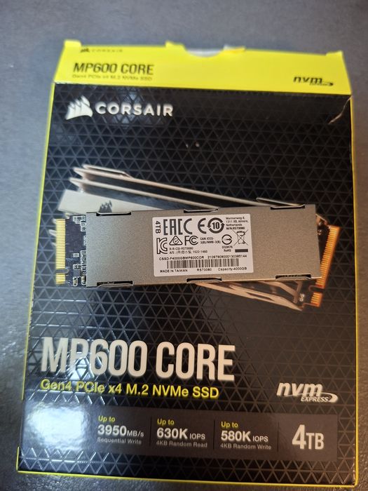 SSD m2 4TB Corsair MP600 nvme