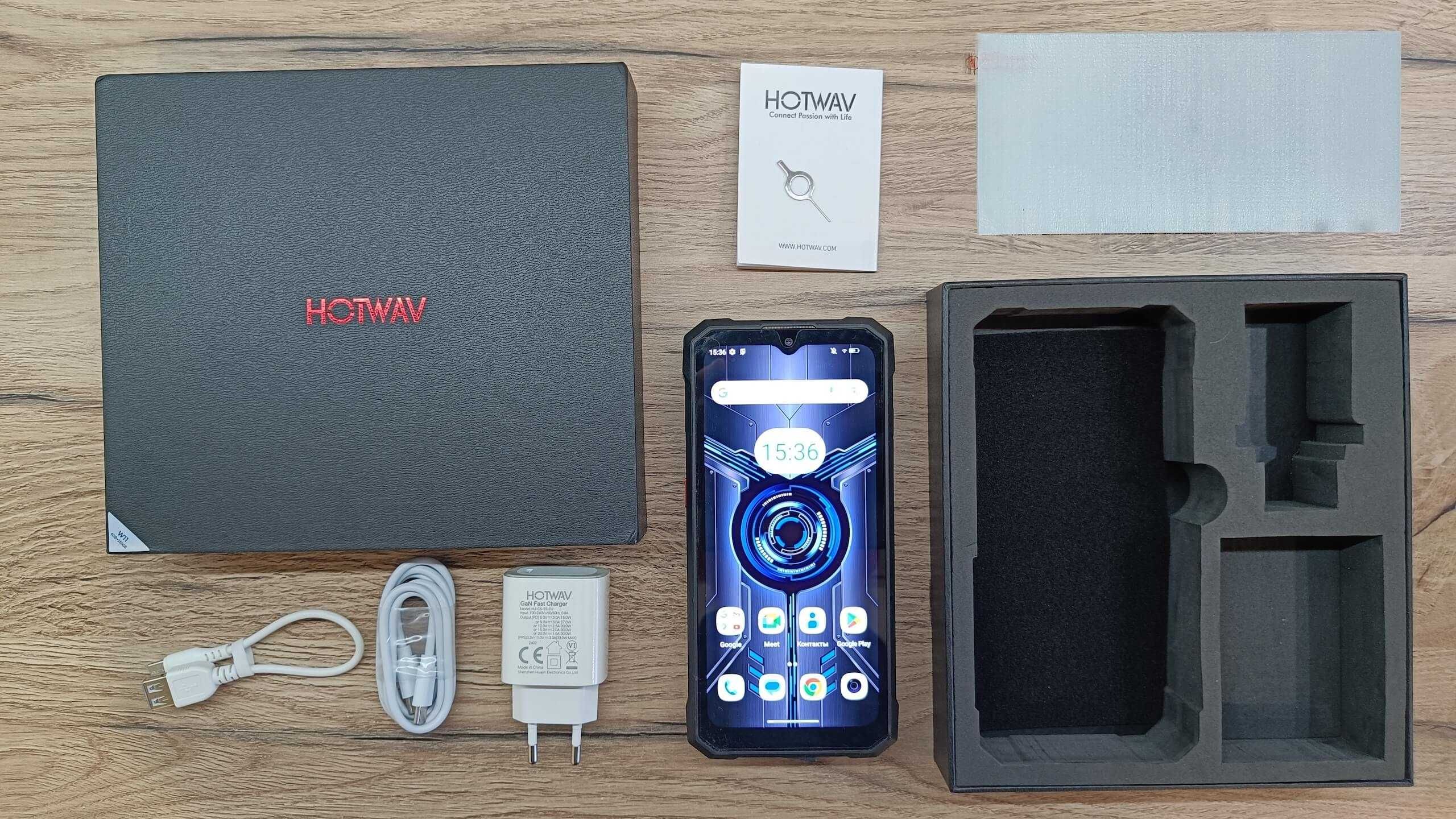 HOTWAV W11 12GB RAM 256GB ROM, 20800 mah батерия,64MP+24MP(нощ) камери