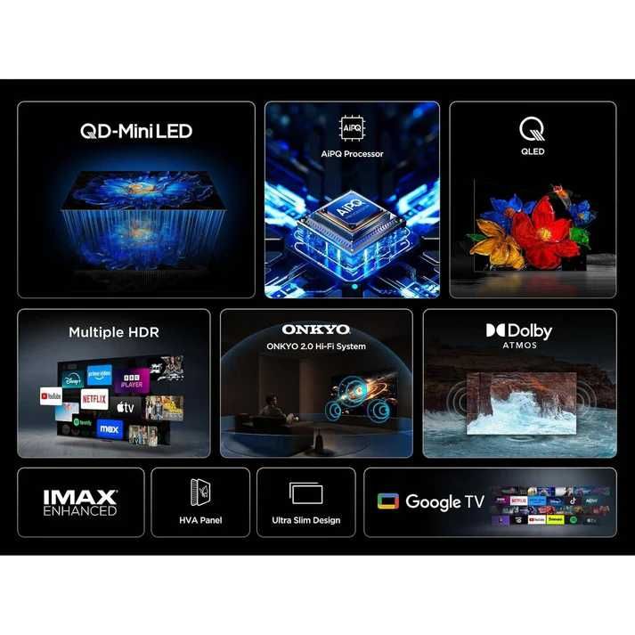 елевизор TCL 75 C6K QD-Mini LED QLED, 4K Ultra HD прошивка бесплатно