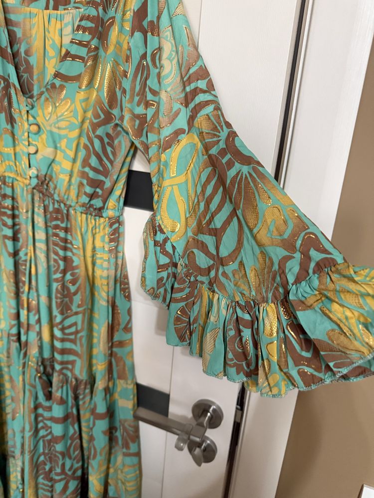 Rochii lungime maxi, diverse  modele, matase indiana 50 lei -bucata