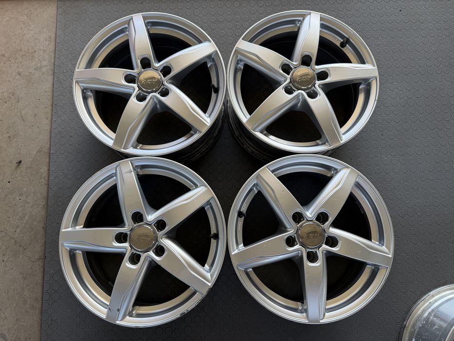 4бр. ОТЛИЧНИ 16” Джанти 5х112 “DEZENT” за -VW/AUDI/MERCEDES-7Jx16,ET44