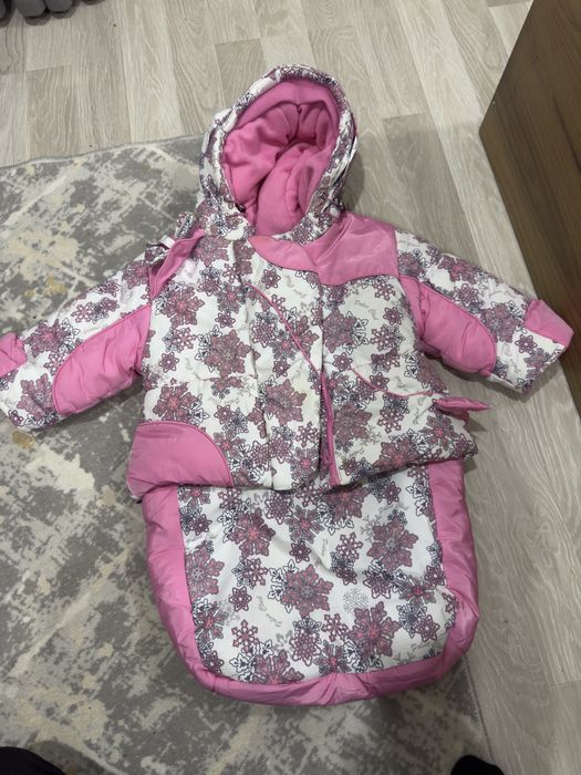 Зимняя куртка с комбинезоном 3 в 1