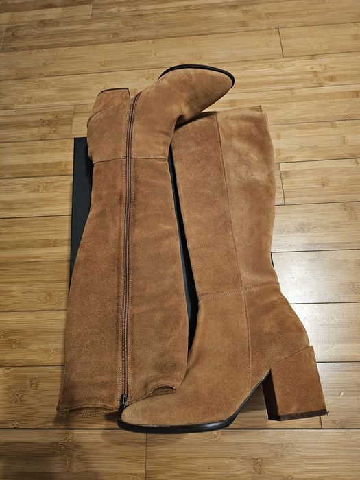 Cizme damă piele intoarsă