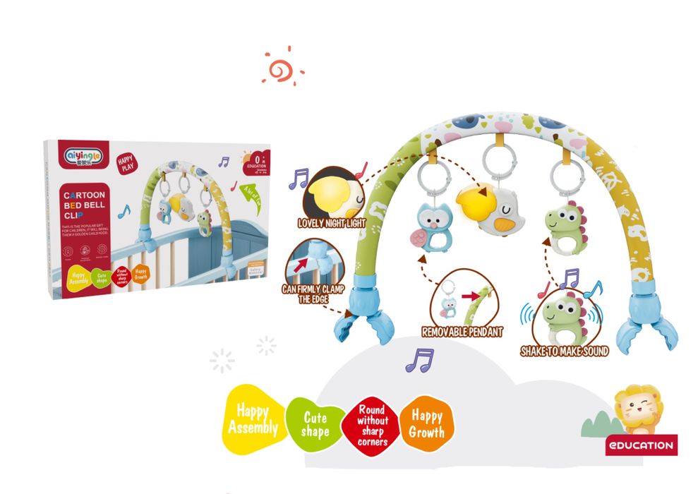 Занимателна арка с музика и светлина, играчка за количка