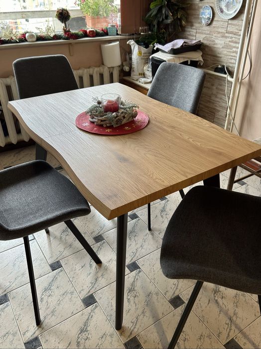 Трапезна маса Fresno, 120(180)x80, дъб