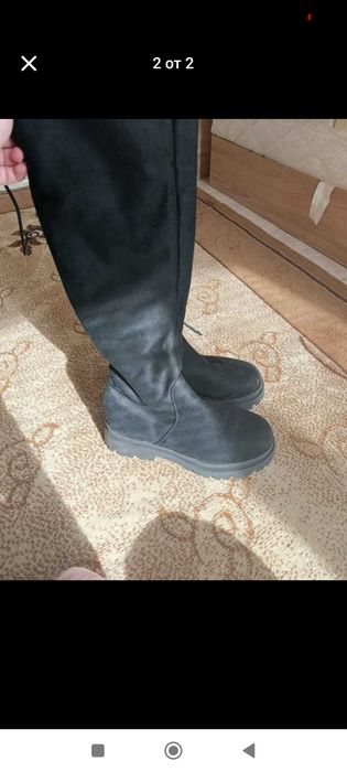 Велурени ботуши 39