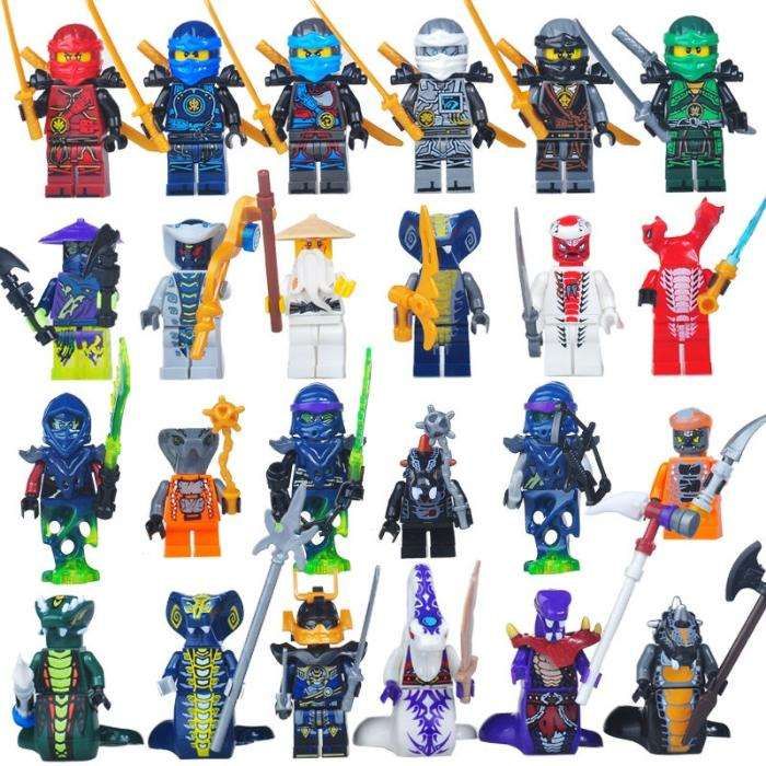 Set 24 Minifigurine tip Lego Ninjago cu Serpentini Anacondrai