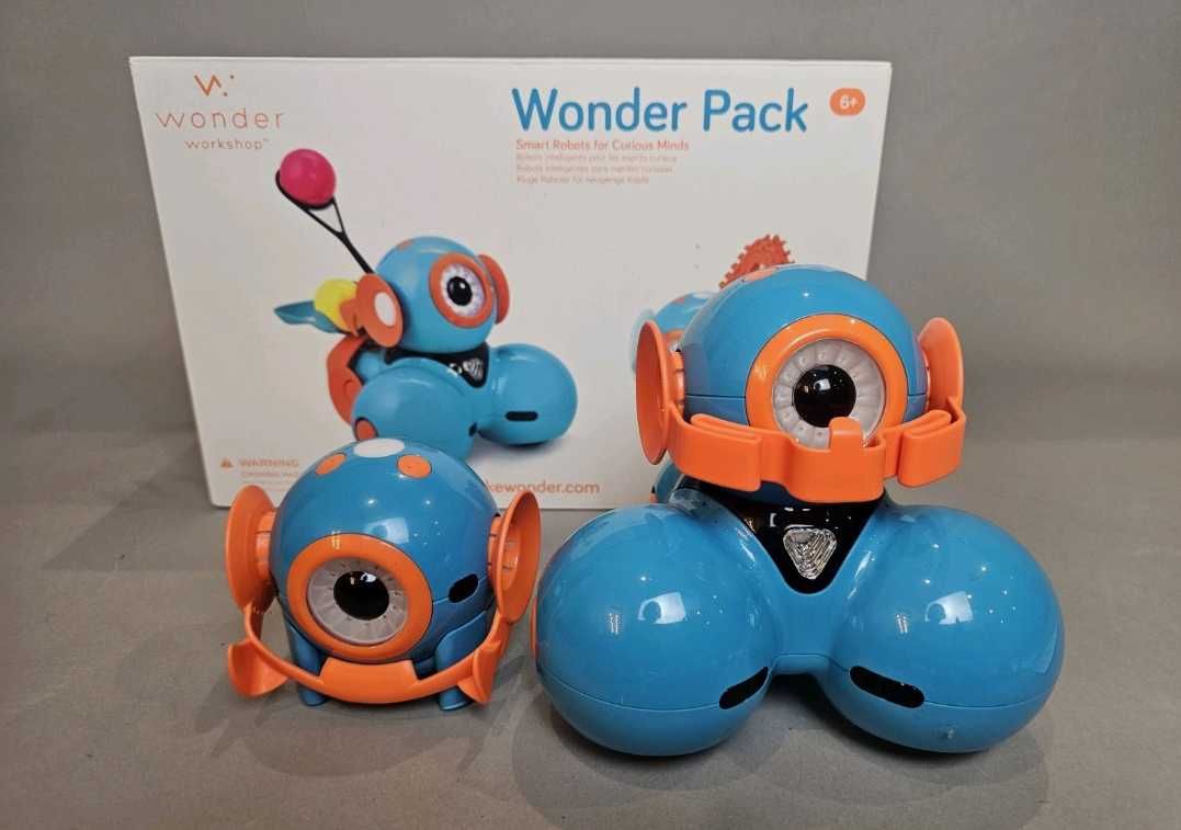 STEM Комплект Роботи с Аксесоари за Деца - Wonder Dash & Dot Pack