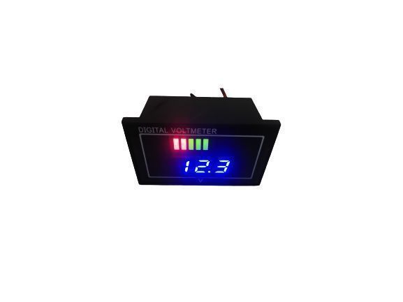 Voltmetru indicator nivel baterie 12V 24V 48V rezistent la umiditate