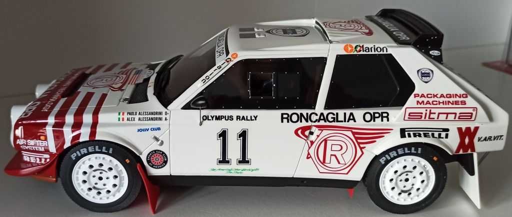 Macheta Lancia Delta S4 Gr. B Olympus Rally 1986 - OTTO Models 1/18