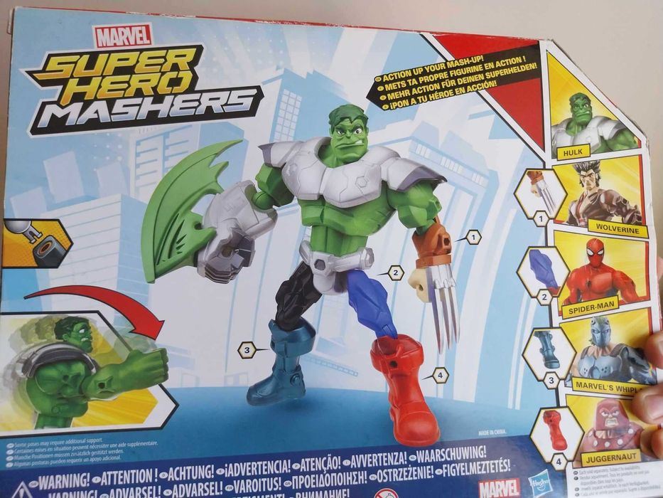 Marvel Super Hero Mashers Smash Fist Hulk Figure / ФИГУРА ХЪЛ - HASBRO