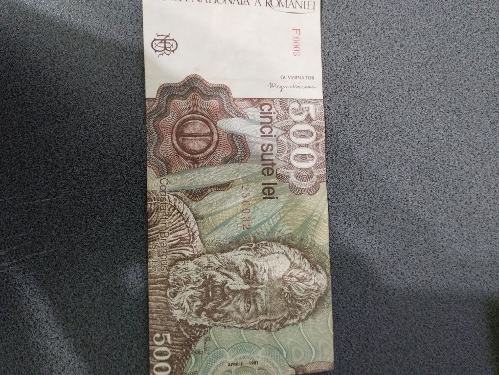 Bancnota 500 lei