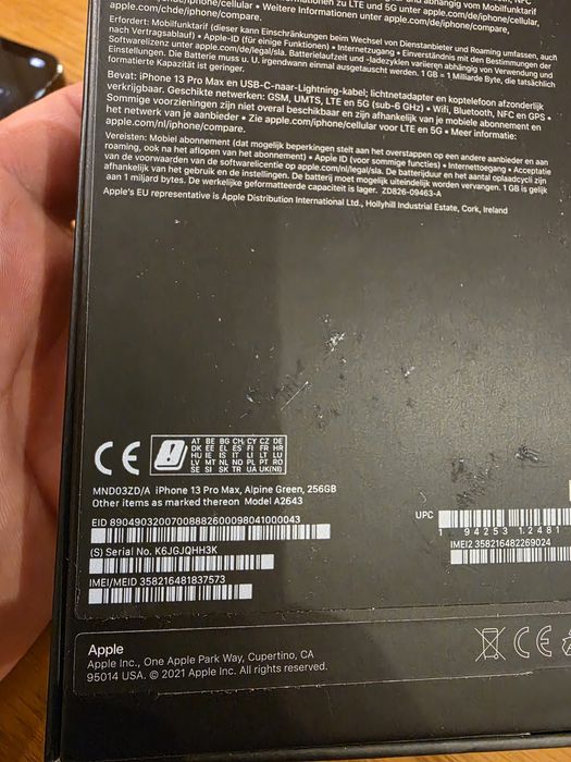 Iphone 13 Pro Max 256GB Батерия 100%