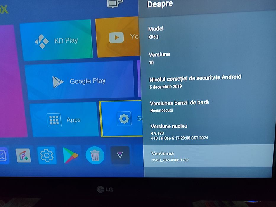 Tv SmartBox X96Q 4K 2gb RAM Android 10 Nou