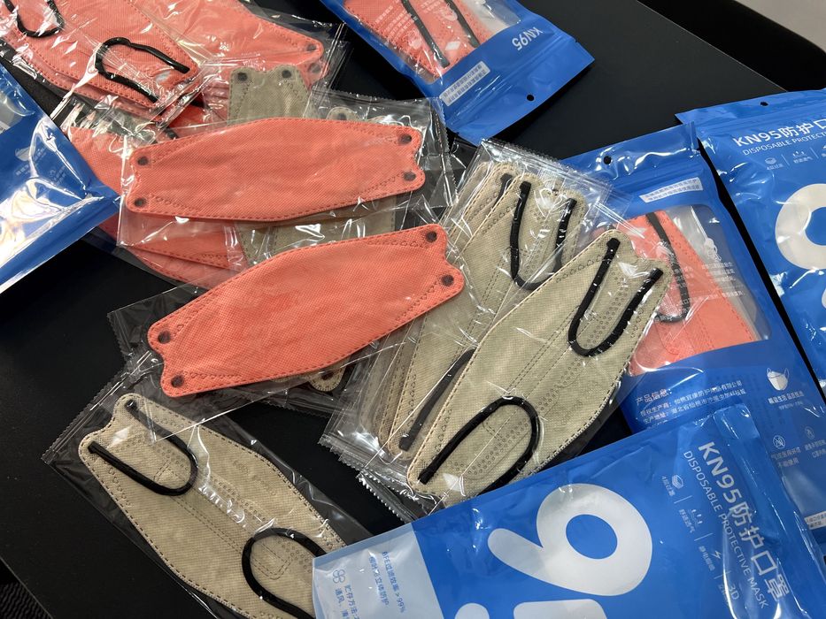 4х слойные 3D Маски медицинские KN95