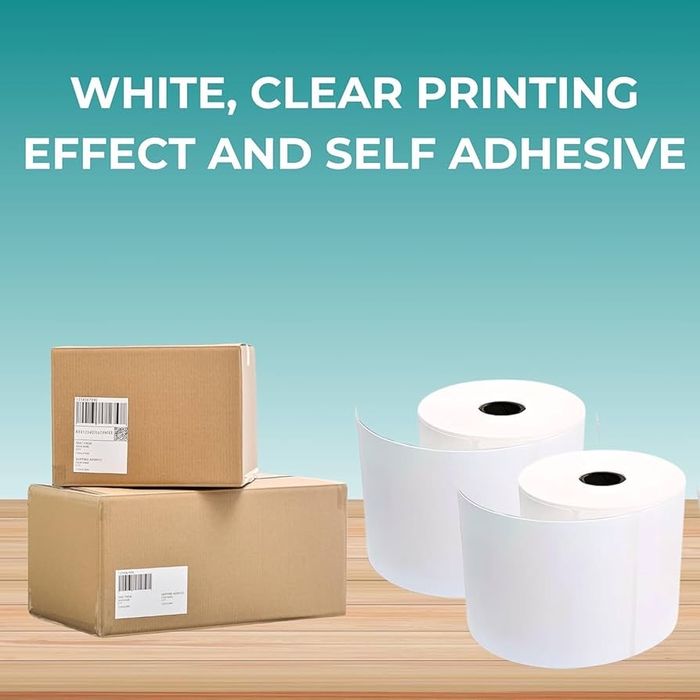 6 role termice autoadezivă Double Dragon 100 x 150mm- 3000 bucati