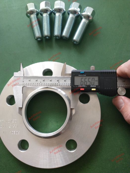 Flanșe Distantiere Audi 11 mm cu prezoane Calitate Premium și Garanție