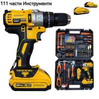 Безжичен Винтоверт 36V 8,0AH + 111 части инструменти StahlMayer