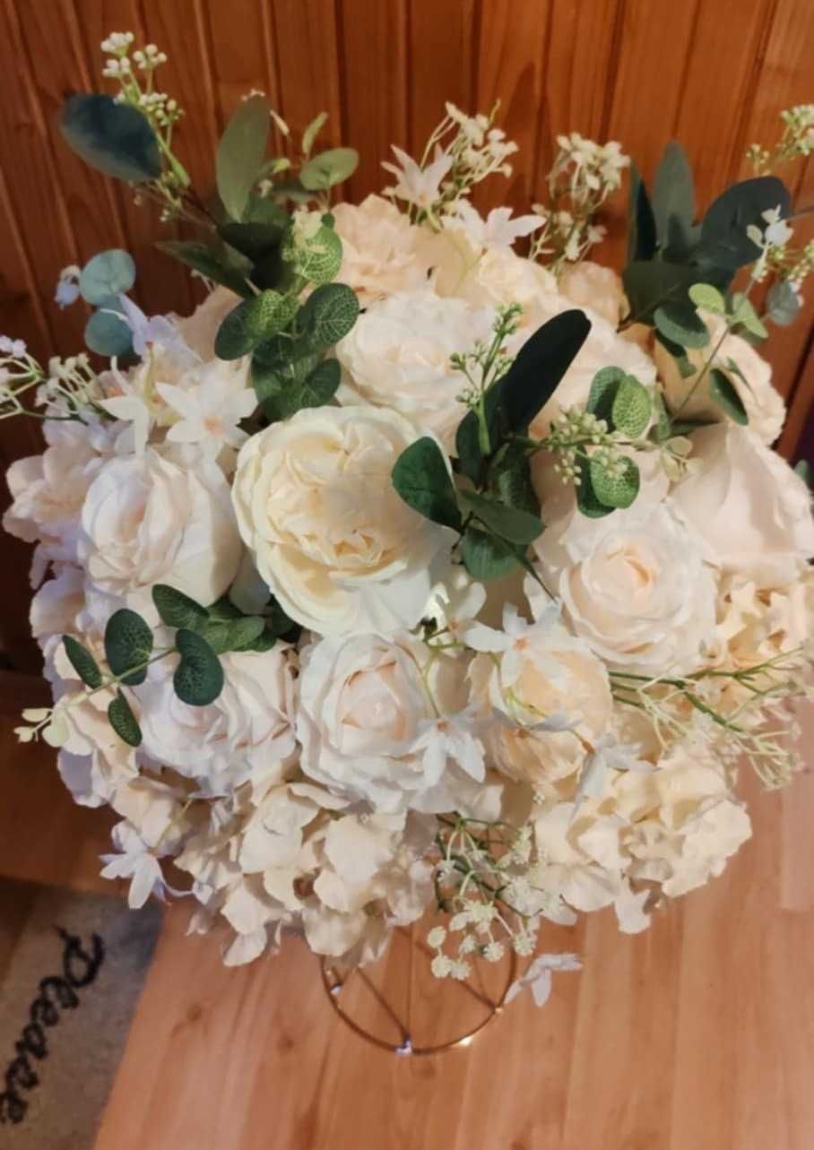 flori champagne suporti decorat nunta botez vand inchiriez la comanda