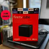 Mediaplayer Amazon Fire TV Cube 16 GB Wifi 6 4K, Negru | TrueGSM