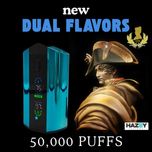 Vape Mega Puffs Hazey 50.000 Dual Flavors Magnetic Switch!