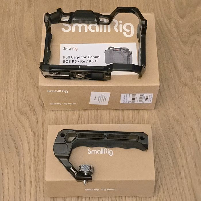 Cage SmallRig 2982 + Top Handle SmallRig 3764  (Canon EOS R5/ R6.1)