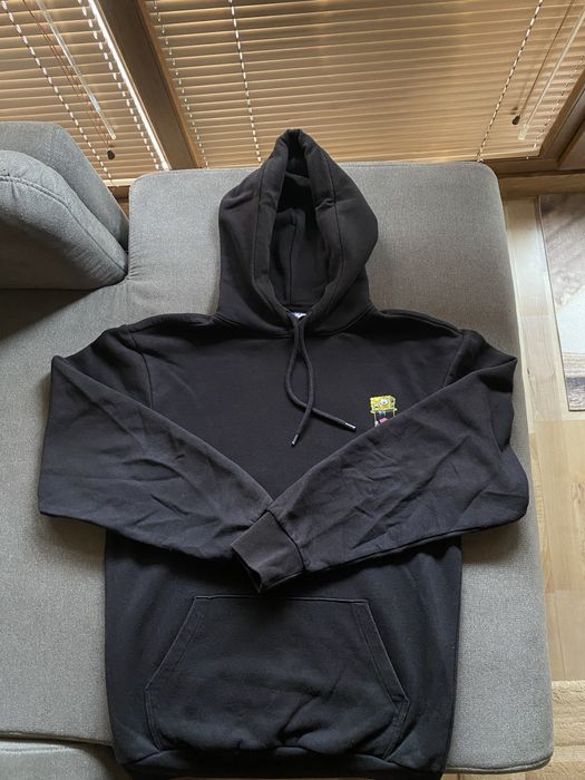 Черно худи със Spongebob