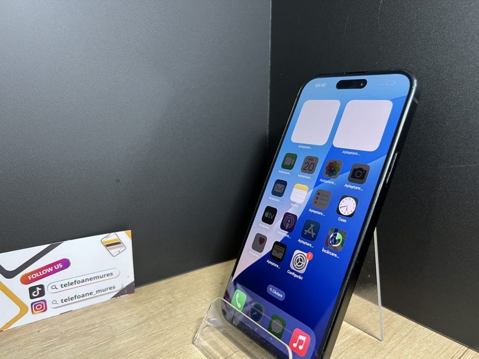 Iphone 15 Plus 128Gb Black 3 ani garanție, Telefoane Mureș