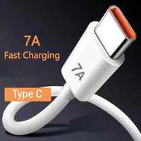 Cablu USB Type-C Tip C 7A 6A amperi 2m pt iPhone Xiaomi Redmi Realme