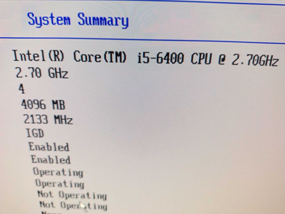 Lenovo ThinkCentre M700 i5 6400 , ssd 256, 4gb ram