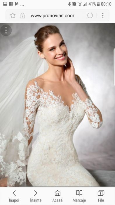 Vând/ Închiriez rochie de mireasă Pronovias