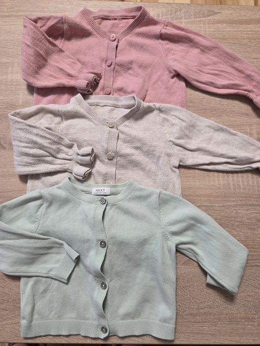 Сет 3 жилетки момиче Next, H&M 74 см, 6-9м