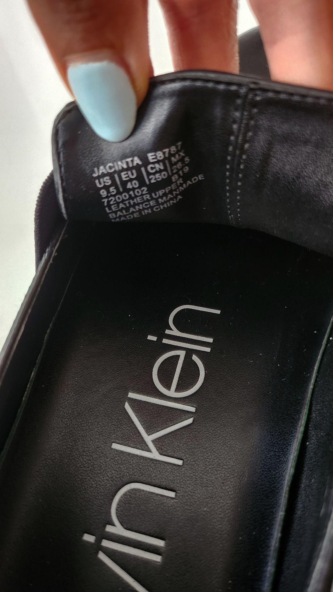 Кожени мокасини Calvin Klein, номер 40