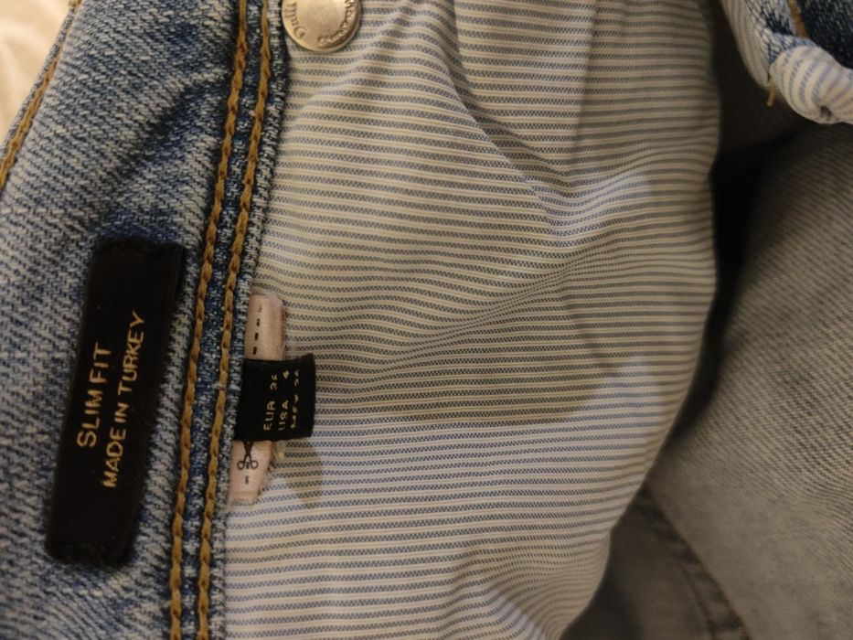 Blugi Massimo Dutti, efect prespălat